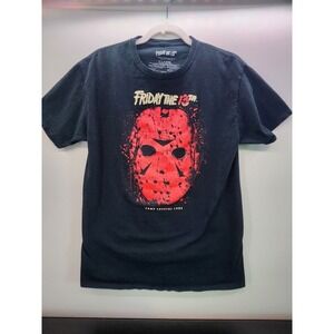 Friday the 13th Jason Voorhees Horror T-Shirt Camp Crystal Lake Slasher Sz Small